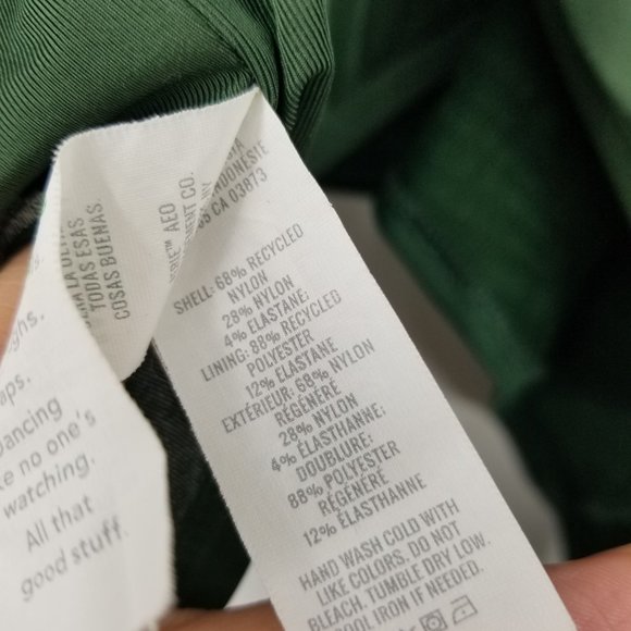 Aerie Green Women's Halter Neck Bandeau Top Size XL - Picture 8 of 8